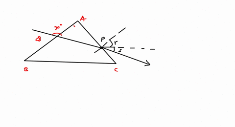 a-ray-of-light-is-incident-normally-on-one-of-the-faces-of-a-prism-of-apex-30circ-and-mathrmnsqrt2-w