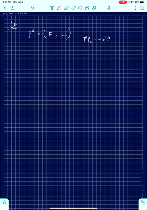 derive-the-energy-momentum-relation-e2e_02p-c2-start-by-squaring-the-definition-of-total-energy-le-2