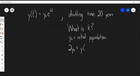 suppose-a-quantity-described-by-the-function-yty_0-et-t-where-t-is-measured-in-years-has-a-doubling-