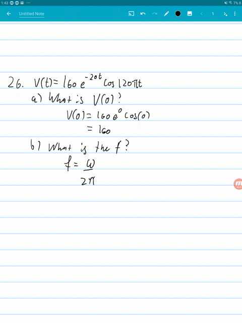the-voltage-in-a-circuit-with-alternating-current-is-given-by-vt160-e-20-t-cos-120-pi-t-where-v-is-i