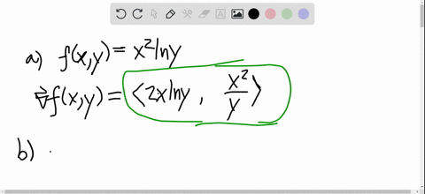 Solved A Find The Gradient Of F B Evaluate The Gradient At The Point P C Find The Rate Of Change Of F At P In The Direction Of The Vector