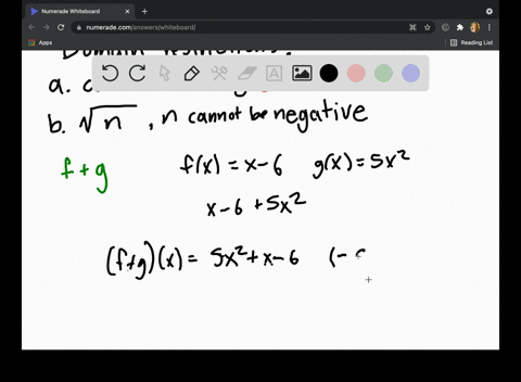 find-fg-f-g-fg-and-fracf8-determine-the-domain-for-each-function-fxx-6-gx5-x2
