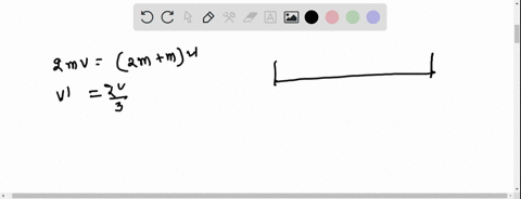 two-blocks-1-and-2-of-masses-m-and-2-m-respectively-are-connected-by-a-spring-of-force-constant-k-th
