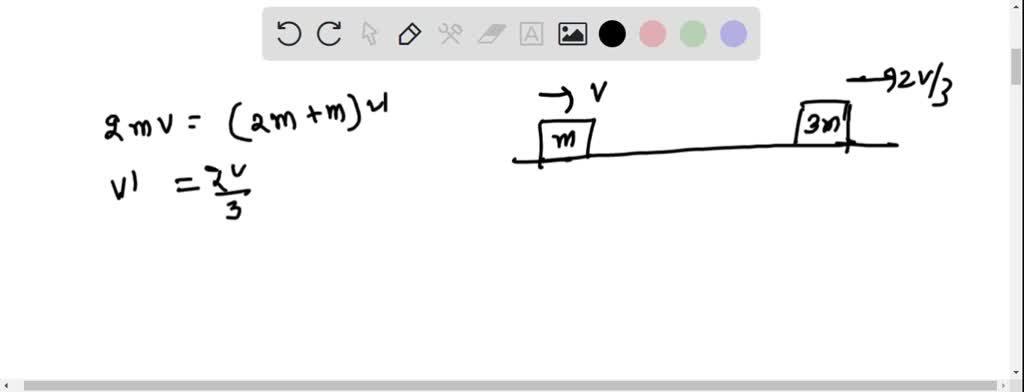 SOLVED:Two blocks 1 and 2 of masses m and 2 m respectively are ...