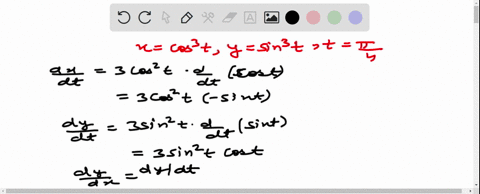 find-an-equation-for-the-line-tangent-to-the-parametric-curve-at-the-given-value-of-t-xcos-3-t-ysin-