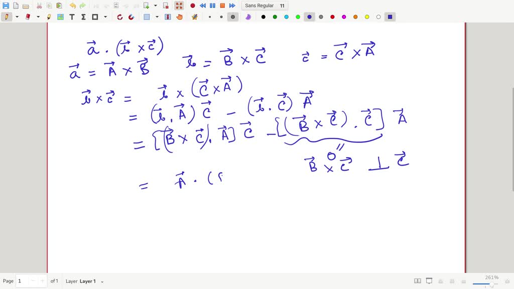 SOLVED:Prove That The Triple Scalar Product Of (A \times B),(B \times C ...