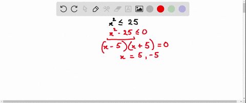 solve-the-inequality-then-graph-the-solution-set-x2-leq-25