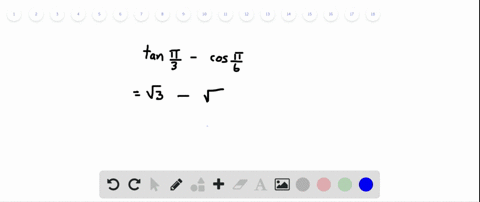 find-the-exact-value-of-each-expression-without-using-a-calculator-tan-fracpi3-cos-fracpi6