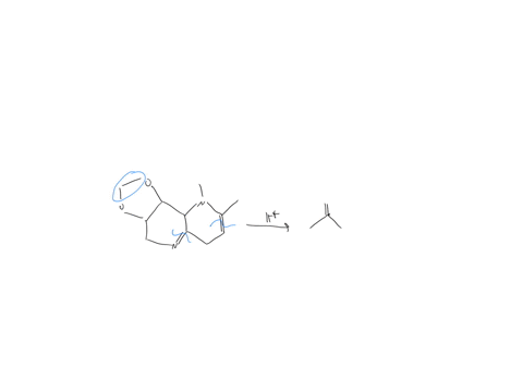what-hydrolysis-products-are-formed-when-the-following-compound-is-treated-with-aqueous-acid