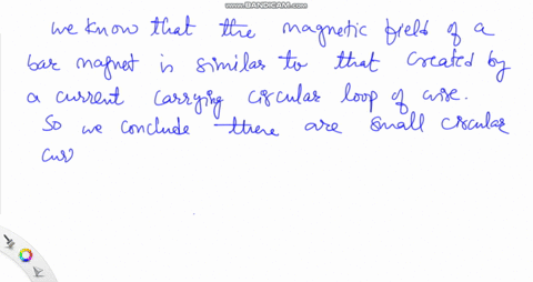 since-the-magnetic-fields-of-a-coil-of-wire-and-a-bar-magnet-are-identical-are-there-loops-of-curren