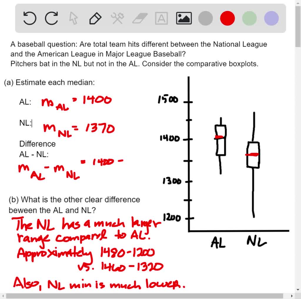 SOLVEDHits in Baseball Major League Baseball is split into two leagues
