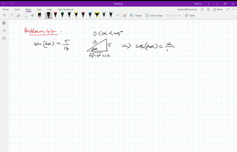 in-each-case-find-sin-alpha-cos-alpha-tan-alpha-csc-alpha-sec-alpha-and-cot-alpha-sin-2-alpha5-13-te