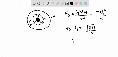two-planets-are-observed-orbiting-a-star-the-star-has-a-mass-of-m-the-smaller-planet-has-a-mass-of-2