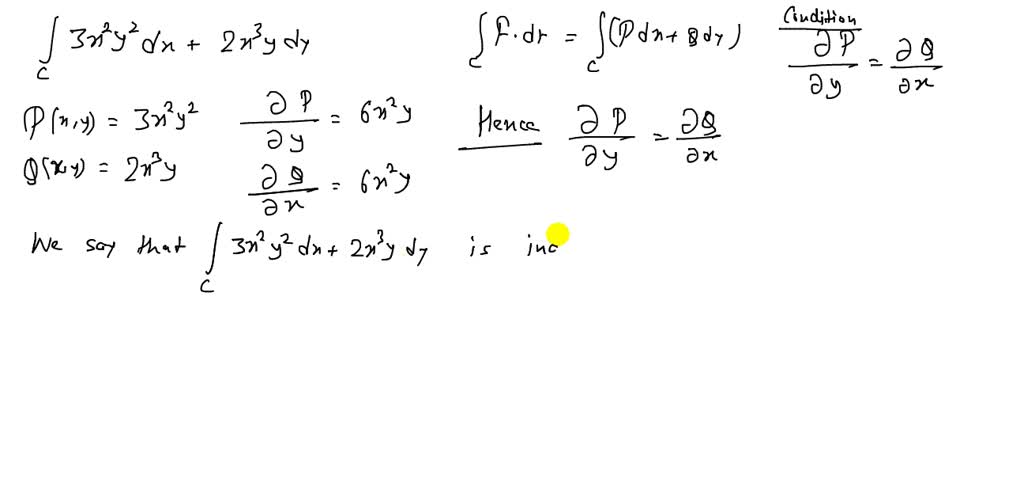 SOLVED:(a) Prove that 𝐅=(2 x y+3) 𝐢+(x^2-4 z) 𝐣-4 y 𝐤 is a conservative ...