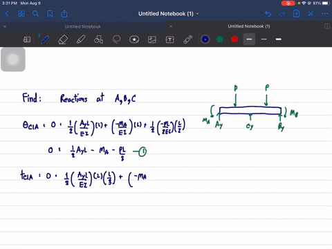 determine-the-moment-reactions-at-the-supports-and-then-draw-the-shear-and-moment-diagrams-ei-is-con