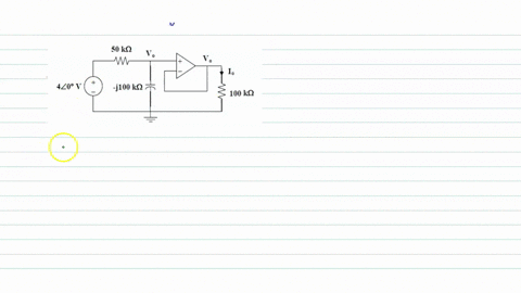 compute-i_ot-in-the-op-amp-circuit-in-fig-1095-if-v_x4-cos-104-t-mathrmv