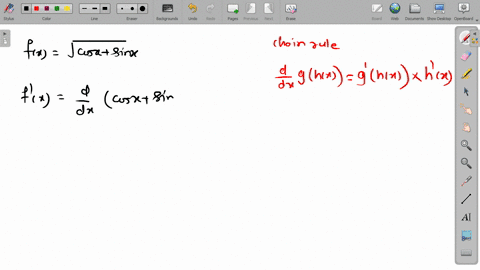 find-the-derivative-of-the-function-fxsqrtcos-xsin-x