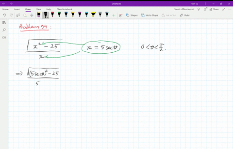 trigonometric-substitution-make-the-indicated-trigonometric-substitution-in-the-given-algebraic-ex-6