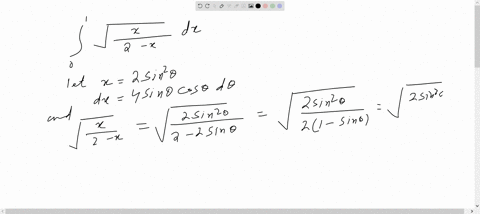 int_01-sqrtfracx2-x-d-x-leftright-put-leftx2-sin-2-thetaright