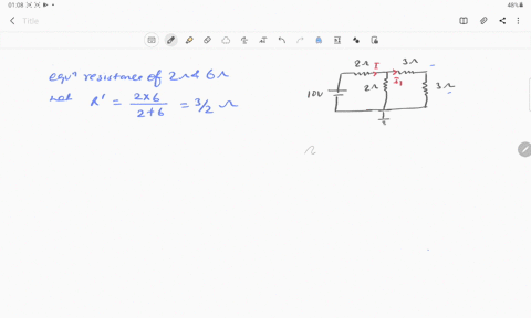 in-the-circuit-shown-the-current-in-3-omega-resistance-is-a-1-mathrma-b-1-7-mathrma-c-5-7-mathrma-d-