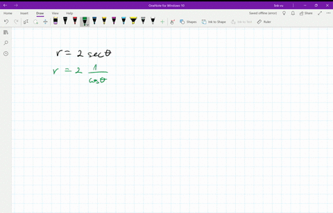 for-each-equation-find-an-equivalent-equation-in-rectangular-coordinates-and-graph-r2-sec-theta-2