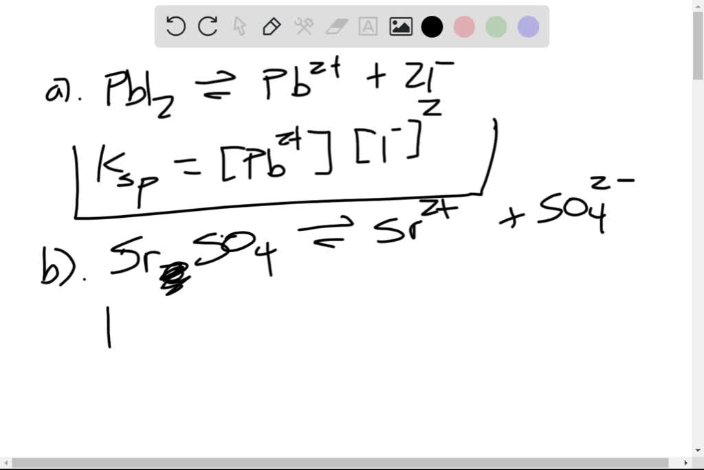 ⏩SOLVEDWrite the ionproduct expressions for (a) lead(II) iodide