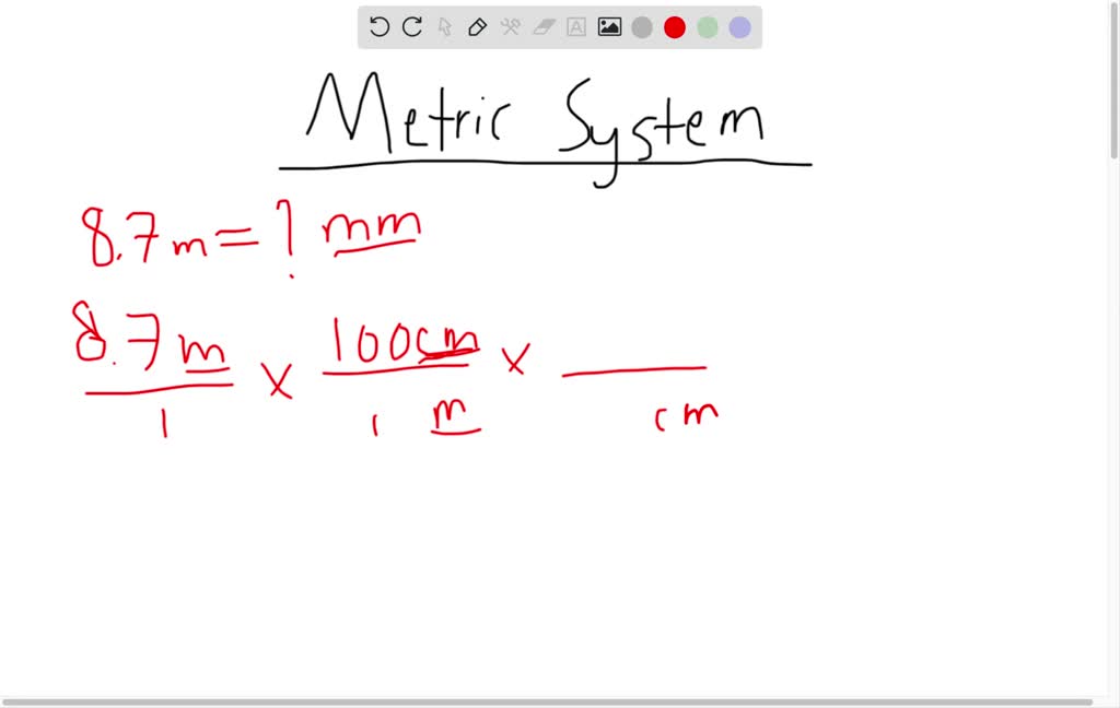 SOLVED:Perform each conversion. 8.7 meters to millimeters