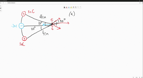 three-point-charges-are-located-on-a-circular-arc-as-shown-in-figure-p2219-a-what-is-the-total-elect