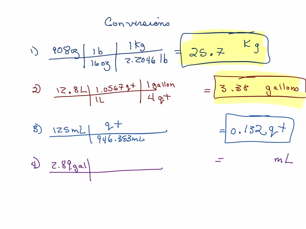 SOLVEDPerform the following unit conversions. a. 908 oz to kilograms b