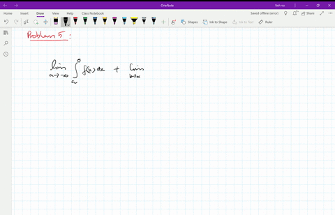 write-lim-_a-rightarrow-infty-int_a0-fx-d-xlim-_b-rightarrow-infty-int_0b-fx-d-x-as-an-improper-inte