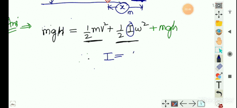 in-fig-11-33-a-solid-ball-rolls-smoothly-from-rest-starting-at-height-h60-mathrmm-until-it-leaves-th