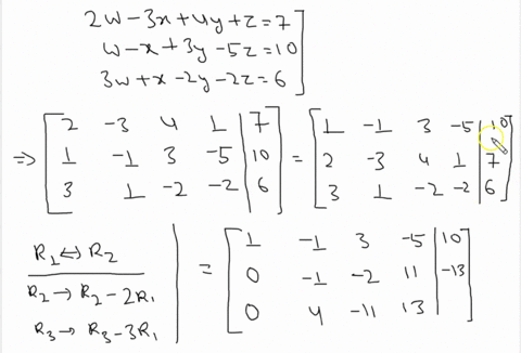 use-gaussian-elimination-to-find-the-complete-solution-to-each-system-of-equations-or-show-that-n-46
