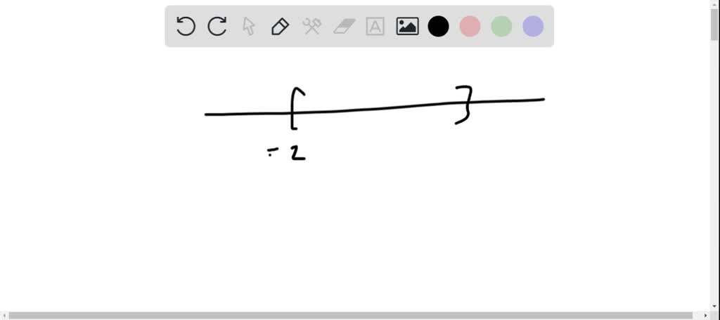 SOLVED:Write the interval notation for the interval of real numbers ...