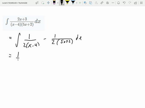int-frac2-x3x-45-x2-d-x
