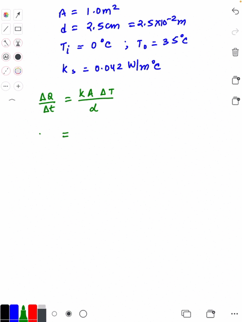 a-large-styrofoam-cooler-has-a-surface-area-of-10-mathrmm2-and-a-thickness-of-25-mathrmcm-if-50-math