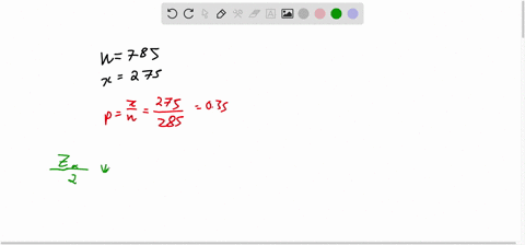 in-problems-1-8-construct-the-appropriate-confidence-interval-a-simple-random-sample-of-size-n785-ad