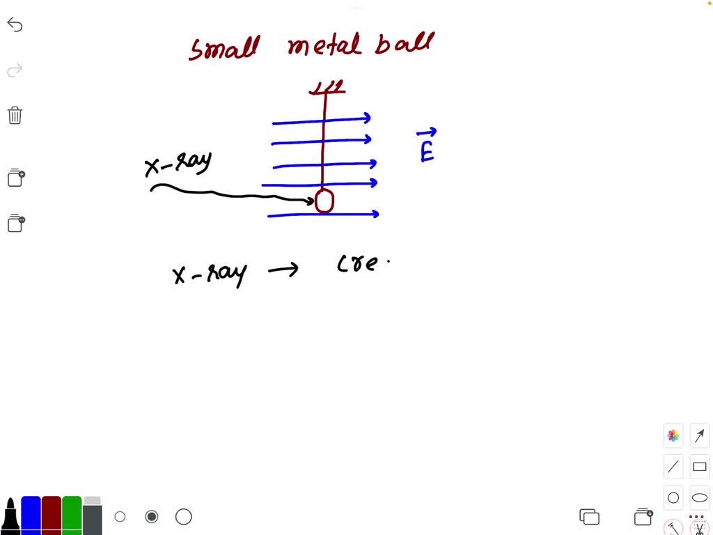 SOLVEDA small metal ball is suspended in a uniform electric field with