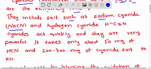 how-do-cyanides-exert-their-toxic-effect