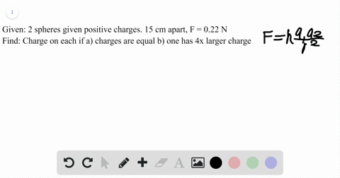 two-small-plastic-spheres-are-given-positive-electric-charges-when-they-are-150-cm-apart-the-repulsi