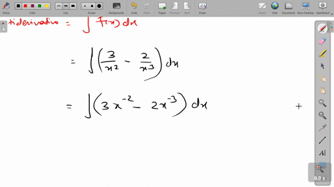 find-the-general-antiderivative-fxc-for-each-of-the-following-fxfrac3x2-frac2x3