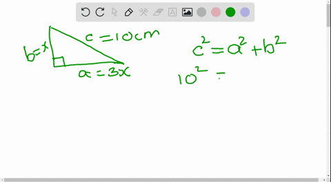 the-hypotenuse-of-a-right-triangle-is-10-mathrmcm-long-one-of-the-triangles-legs-is-three-times-the-