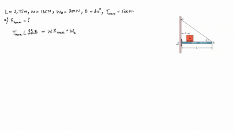 in-fig-12-17-suppose-the-length-l-of-the-uniform-bar-is-275-mathrmm-and-its-weight-is-185-mathrmn-al