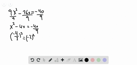 solve-each-equation-by-completing-the-square-see-examples-5-through-8-9-x2-36-x-40