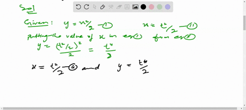 a-particle-moves-along-the-curve-y-fracx22-herc-x-varics-with-time-as-x-fract22-where-x-and-y-are-me
