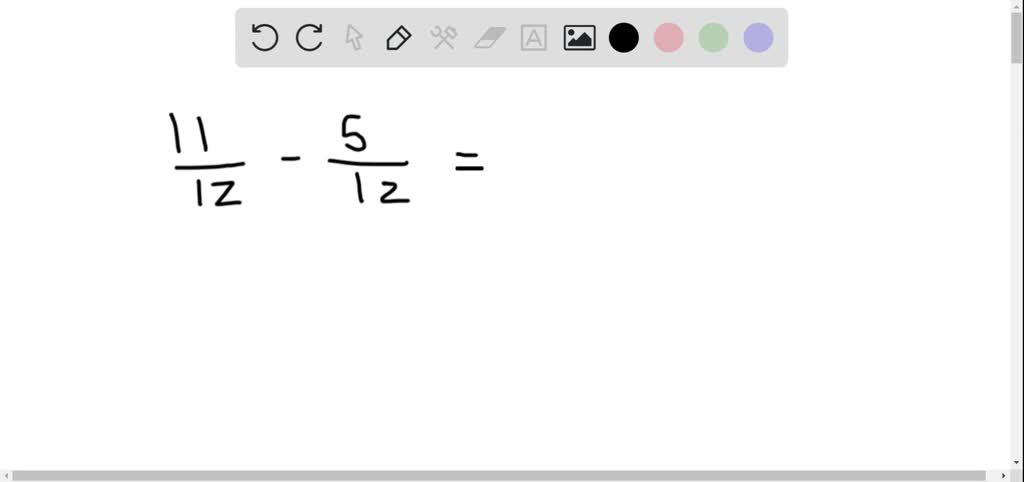 SOLVED:Subtract. -\frac{5}{9}-\left(-\frac{11}{12}\right)