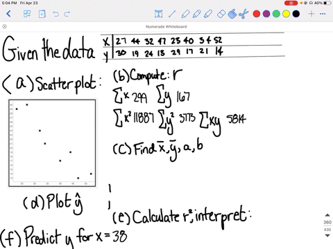 please-do-the-following-a-draw-a-scatter-diagram-displaying-the-data-b-verify-the-given-sums-sigm-15