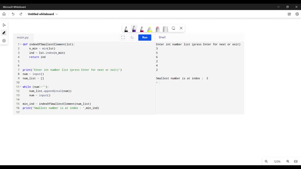 solved-find-the-index-of-the-smallest-element-write-a-function-that