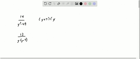 find-the-least-common-denominator-of-the-rational-expressions-frac14y2-49-text-and-frac12yy-7-2