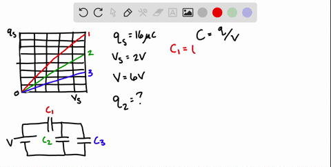 plot-1-in-fig-25-32-a-gives-the-charge-q-that-can-be-stored-on-capacitor-1-versus-the-electric-pot-4