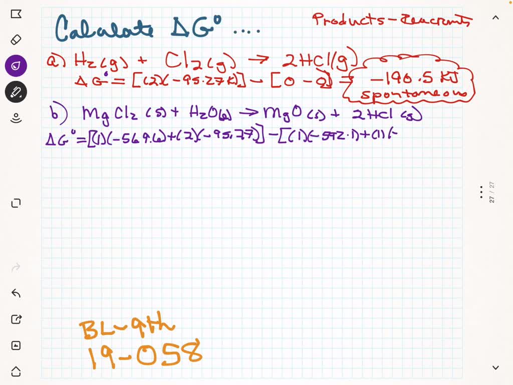 SOLVED:(a) Using data available in the Appendices, calculate the ...